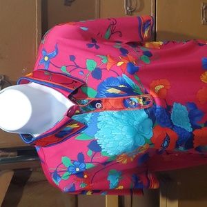 VINTAGE FAIR LADY floral shirt.   #5186